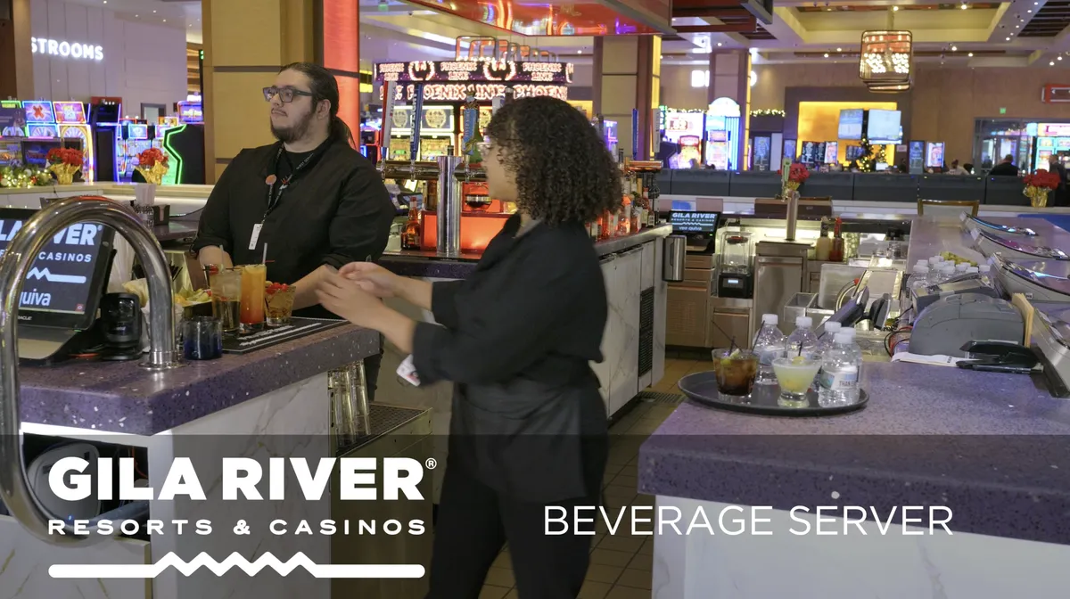 Beverage Server at Gila River Resorts & Casinos