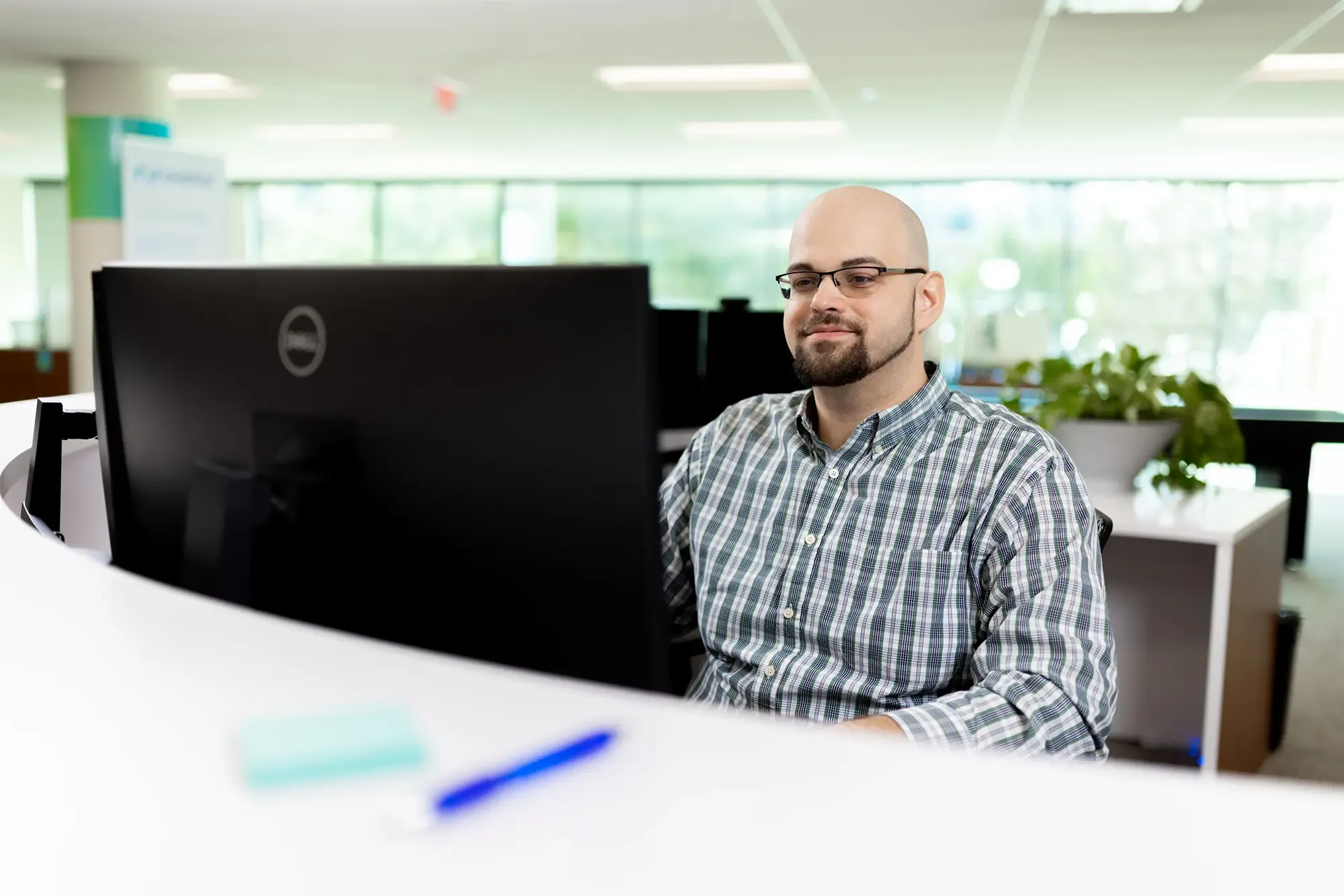 Technology and operations associates at work